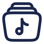 Music Library 2 SVG Icon